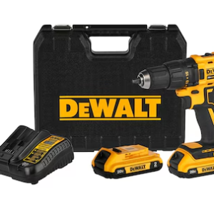Kit de Taladro Atornillador de 1/2" (13mm) Inalámbrico 20V MAX* Incluye baterías 2aH + cargador + maleta.