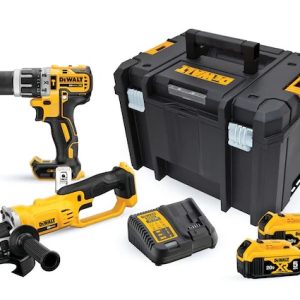 Kit de Taladro Percutor Inalámbrico de 1/2" (13mm) y Esmeriladora de 20V MAX*